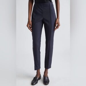 NWT Lafayette 148 New York Acclaimed Stretch Gramercy Pant Ink Blue 12 Work $498